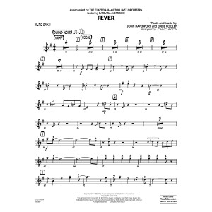Fever (Key: G min) - Alto Sax 1